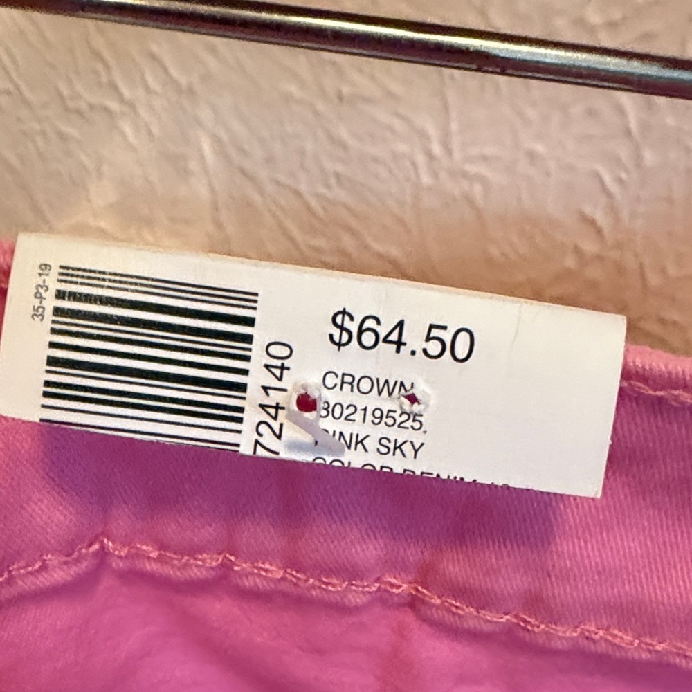 🌸🌸🌸BOGOHO 🌸🌸🌸Crown&Ivy Pink Skinny Jeans-12 - Picture 10 of 12
